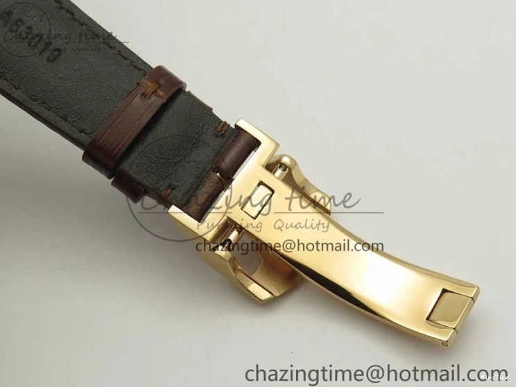 MIROTIME 0217 Portuguese Tourbillon IW5046 RG ZF Best Edition White Dial on Brown Leather Strap UrbanStyle 7144